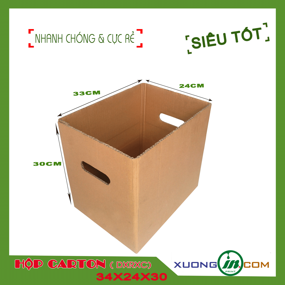 thùng giấy đựng hồ sơ