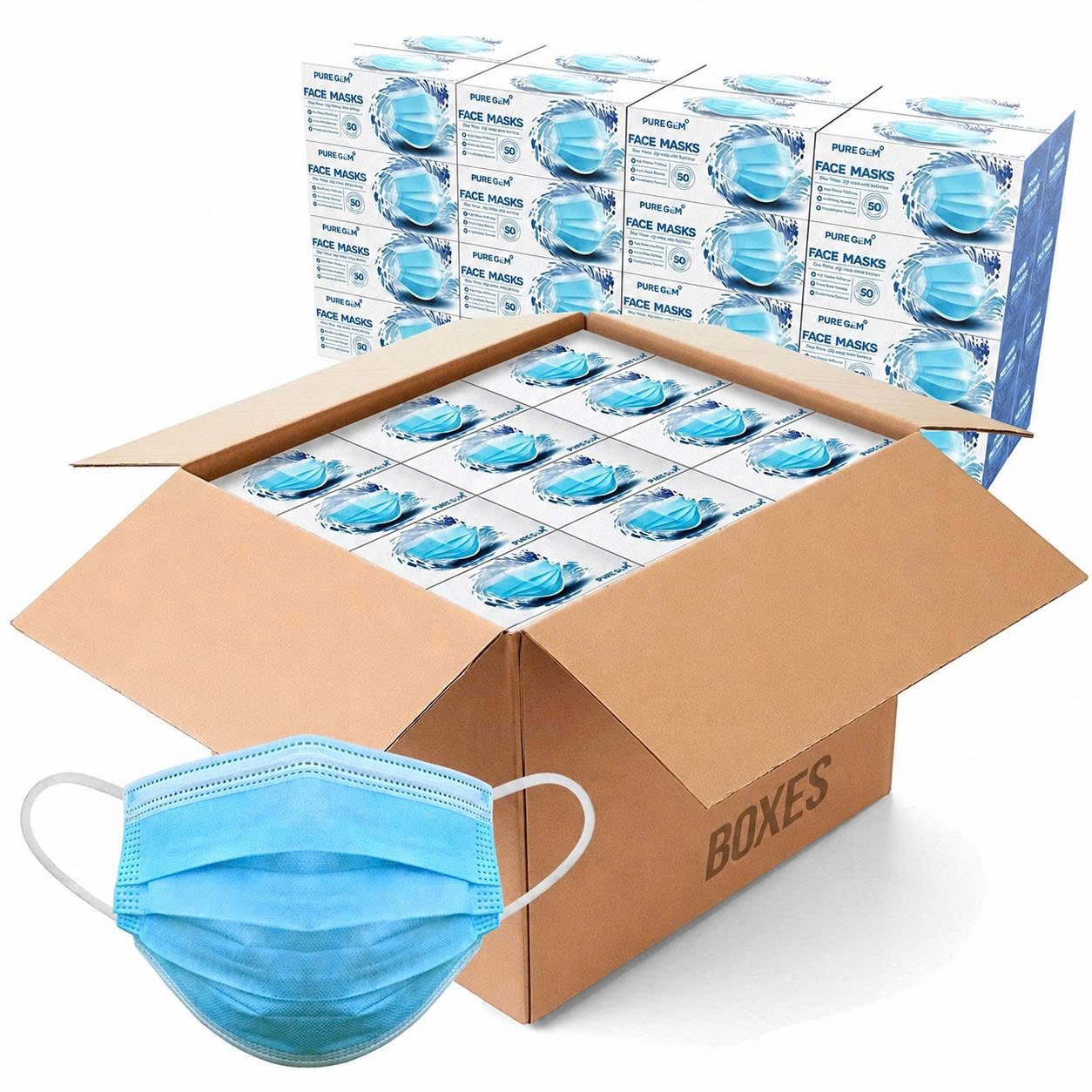 Thùng carton đựng khẩu trang
