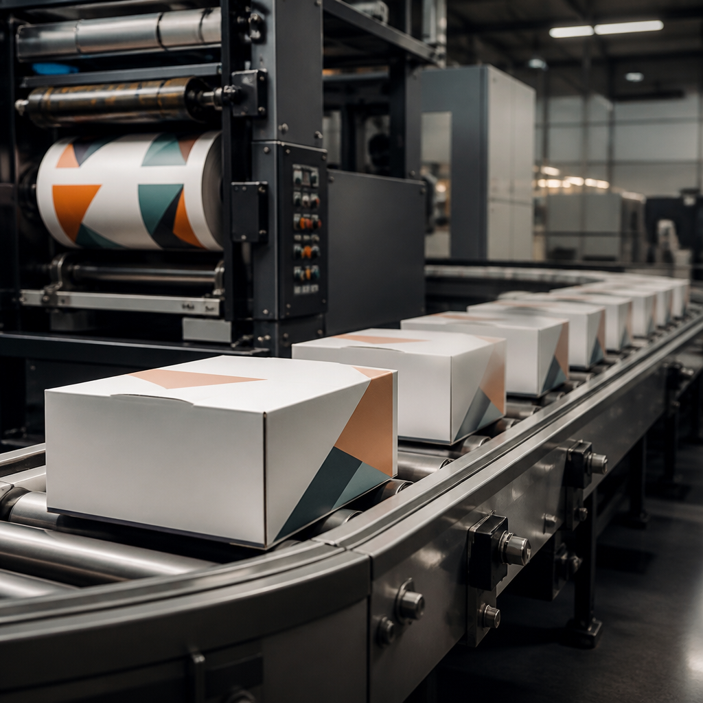 Quy trình sản xuất hộp carton cứng chuyên nghiệp tại xưởng