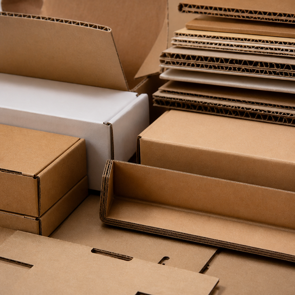 Các loại vật liệu và cấu trúc vách ngăn thùng carton phổ biến