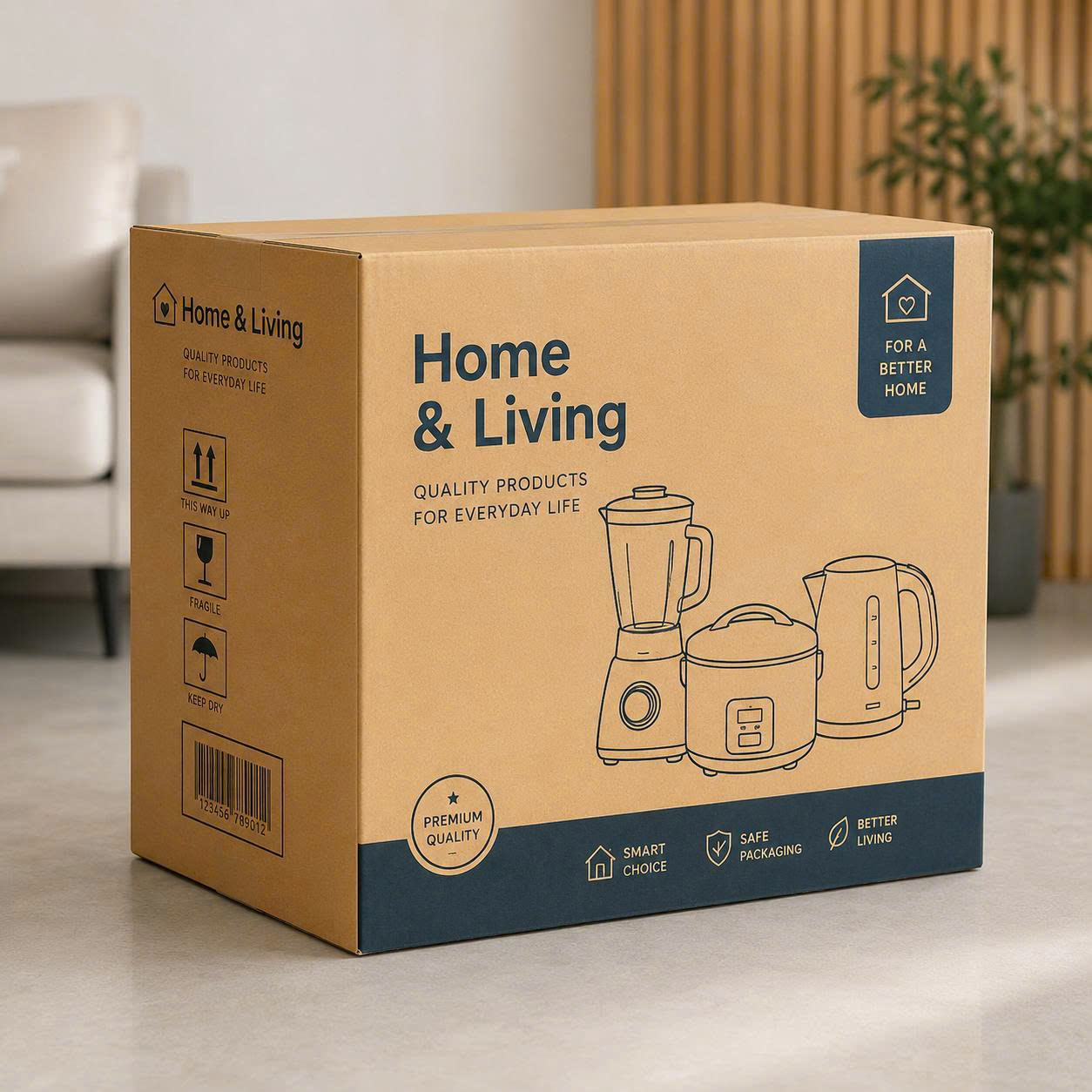 Thùng carton đựng đồ gia dụng