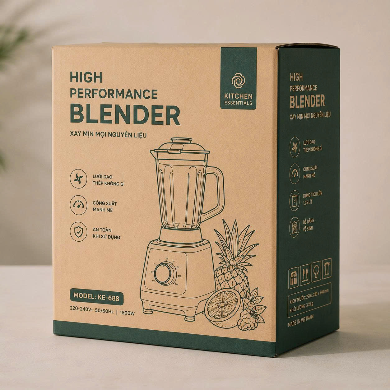 thùng carton đựng máy xay sinh tố