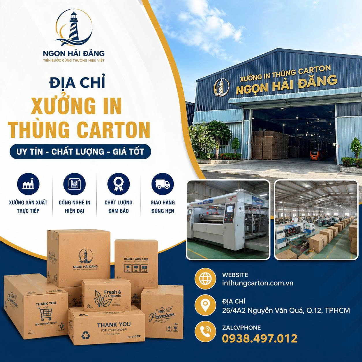 Xưởng In Thùng Carton Ngọn Hải Đăng
