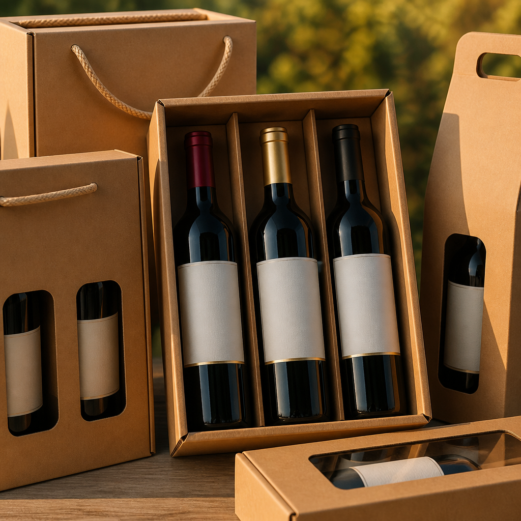 Các loại thùng carton đựng rượu với cấu trúc sóng khác nhau