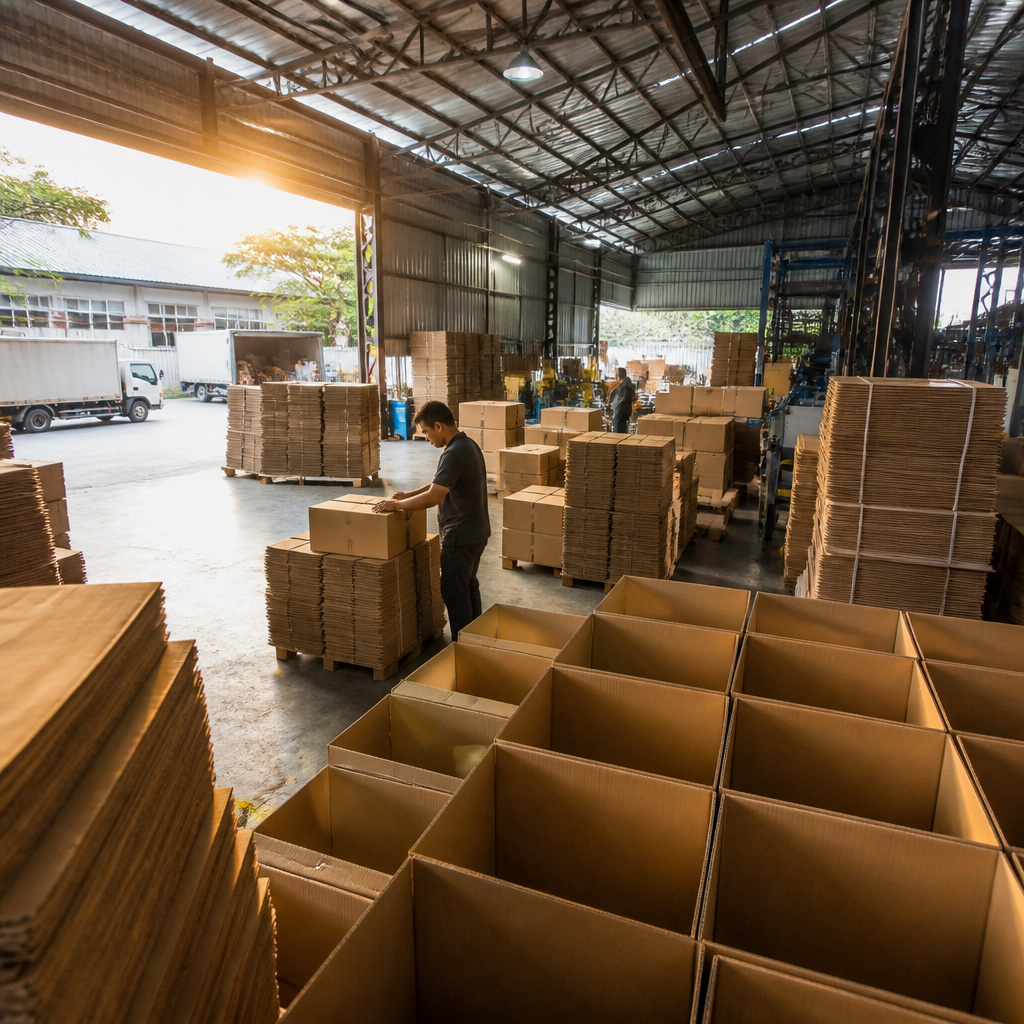 Chọn xưởng in thùng carton gói hàng giá rẻ tphcm uy tín
