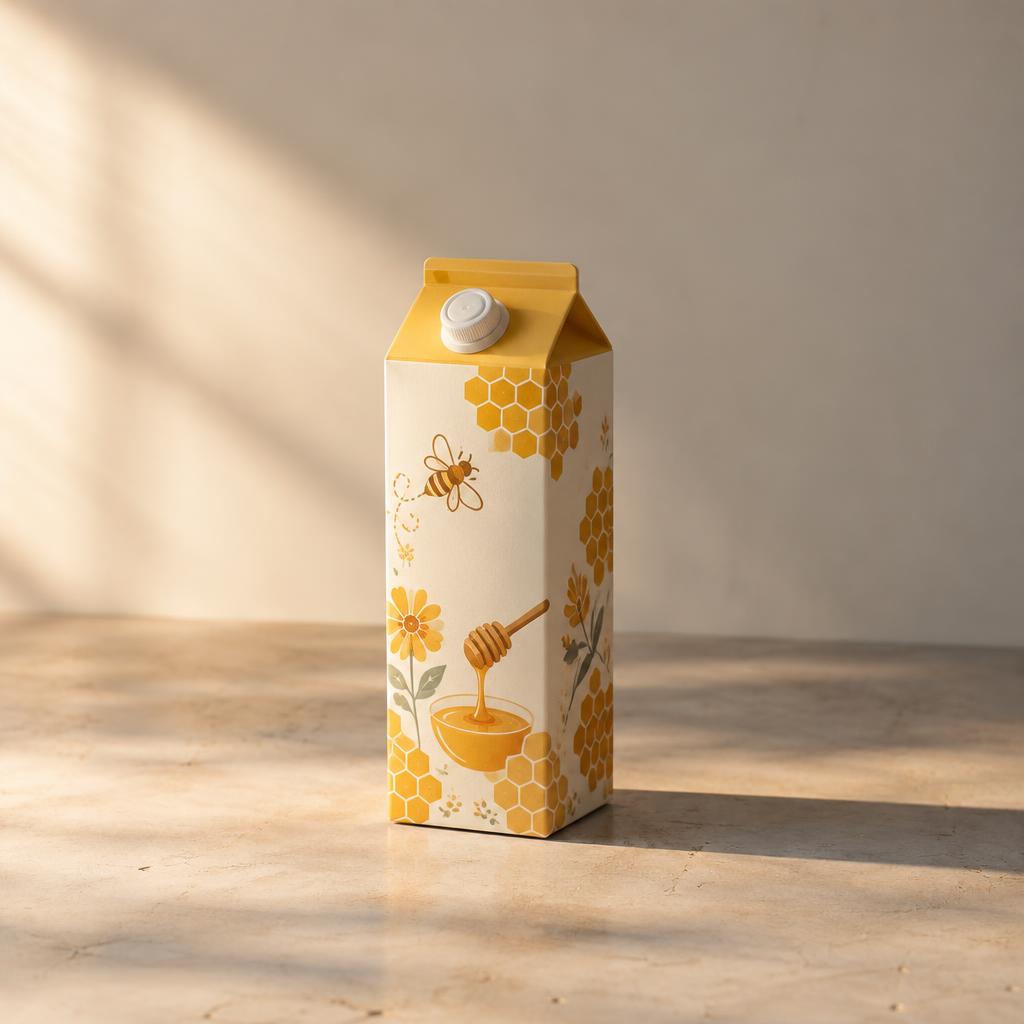 Cận cảnh quy trình in ấn hộp carton đựng mật ong theo yêu cầu